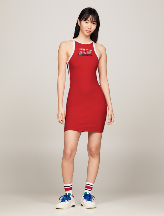 TJ x INTERNATIONAL GAMES Logo Mini Dress