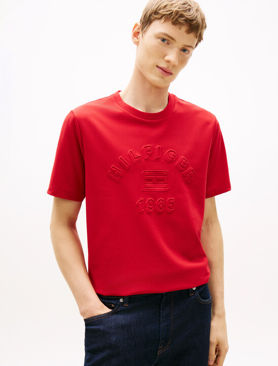 Icon Pique Double Knit Graphic T-Shirt