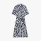 Tropical Floral/ Navy
