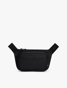 Recycled Polyester Bumbag, Black, hi-res