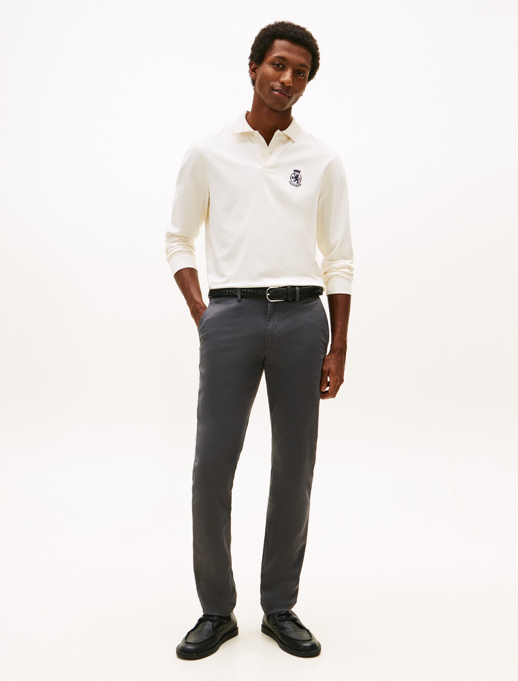 1985 Collection Bleecker Pima Cotton Chinos, Dark Ash, hi-res