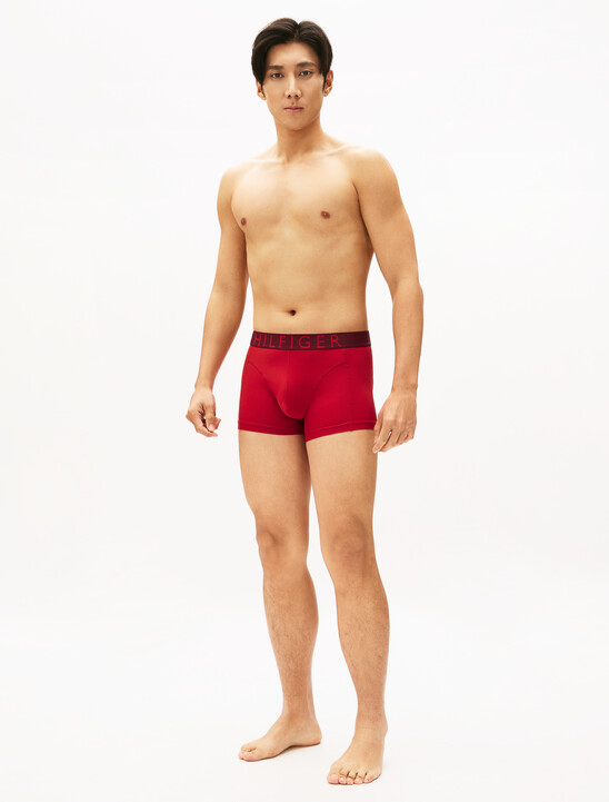 3-Pack Microfibre Logo Waistband Trunks