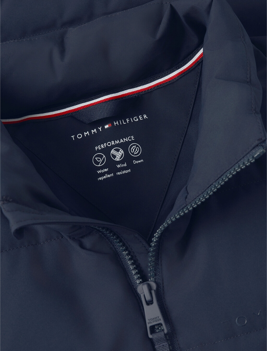 Lightweight Down Packable Gilet, Navy Blue, hi-res