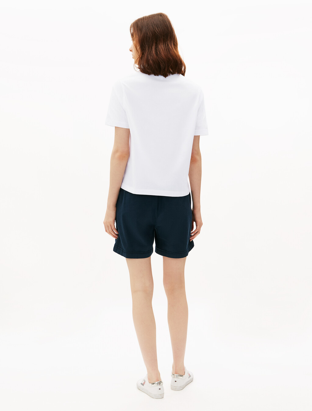 Modern Outline Flag Crewneck T-Shirt, Th Optic White, hi-res
