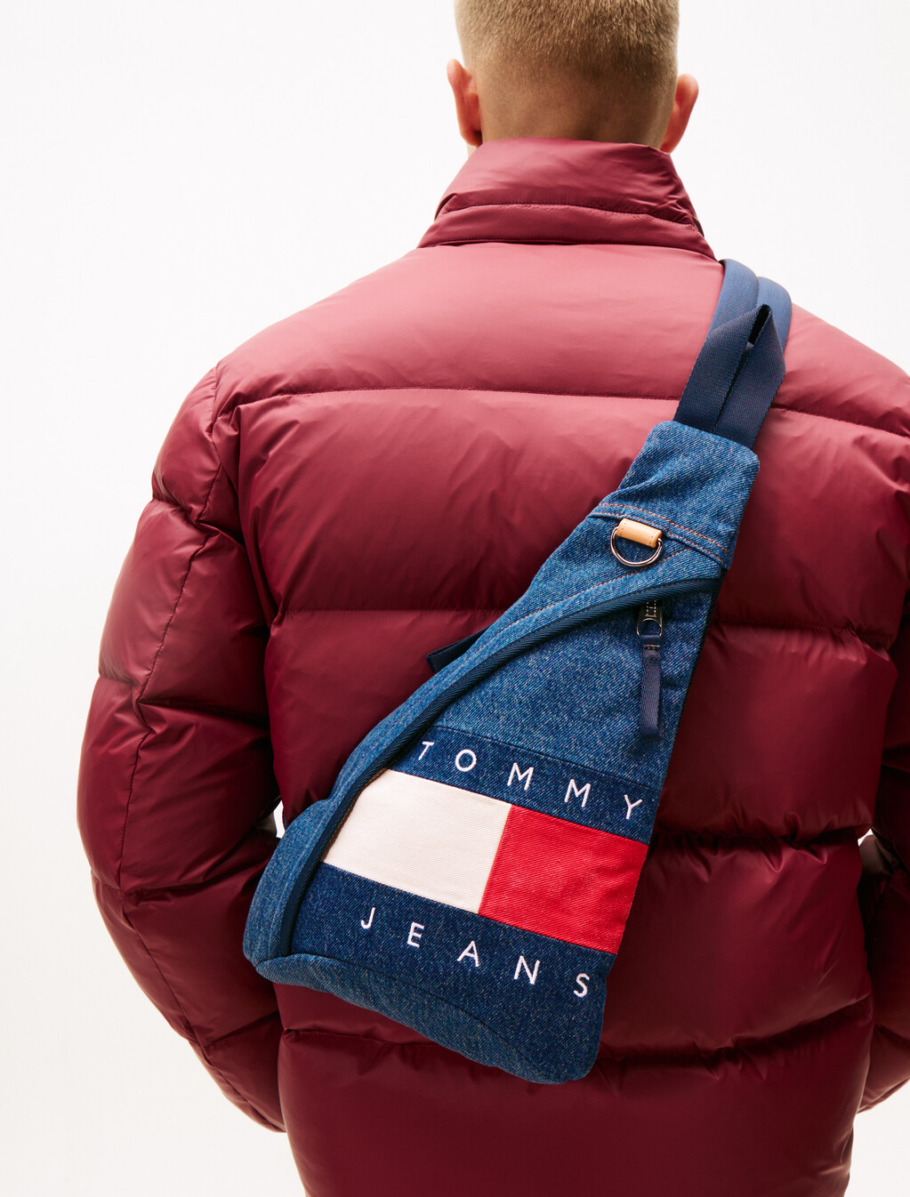 Archive Denim Sling Bag, Denim, hi-res