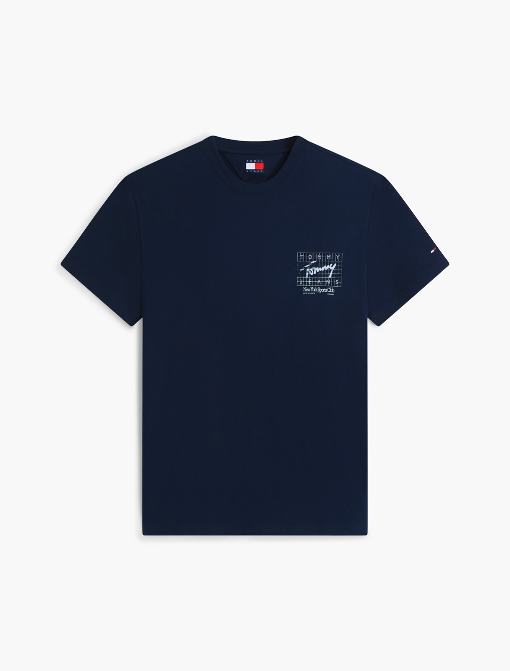 Flag Graphic Print T-Shirt, Dark Night Navy, hi-res