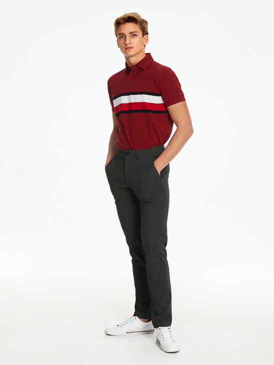 TOMMY STRIPE POLO SHIRT TOMMY STRIPE POLO SHIRT