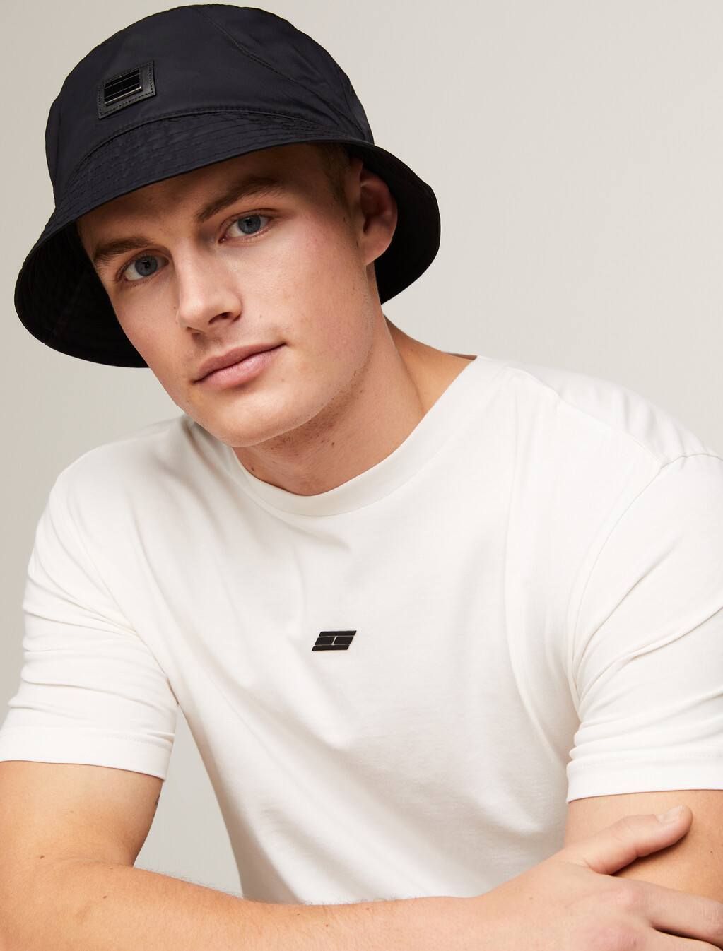 TH Tech Recycled Bucket Hat, Black, hi-res