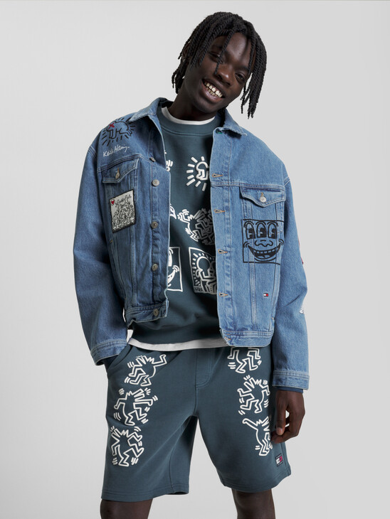 TOMMY X KEITH HARING DUAL GENDER DENIM JACKET