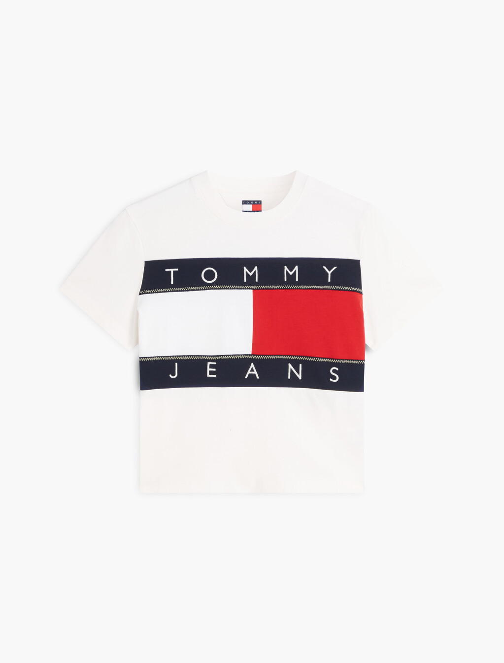Tommy Flag T-Shirt, Ancient White, hi-res