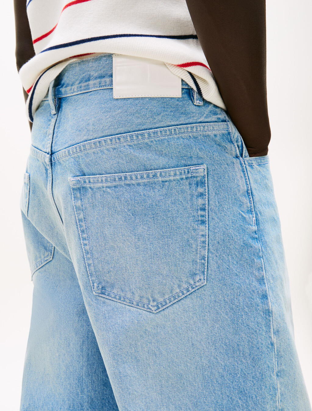 The Runway Collection Oversized Wide Leg Jeans, Light Stone Wash, hi-res