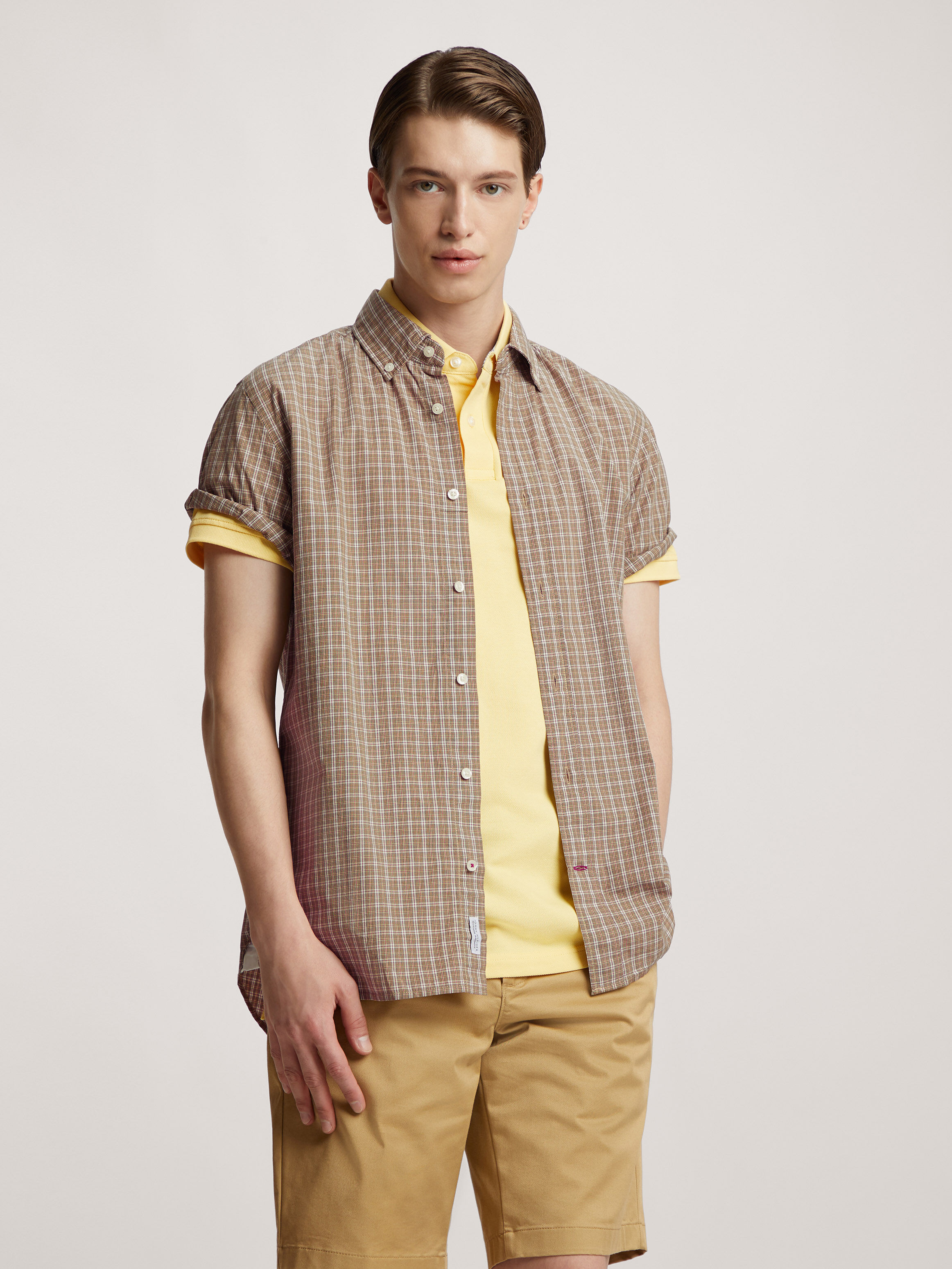 Tommy hilfiger button shop down short sleeve