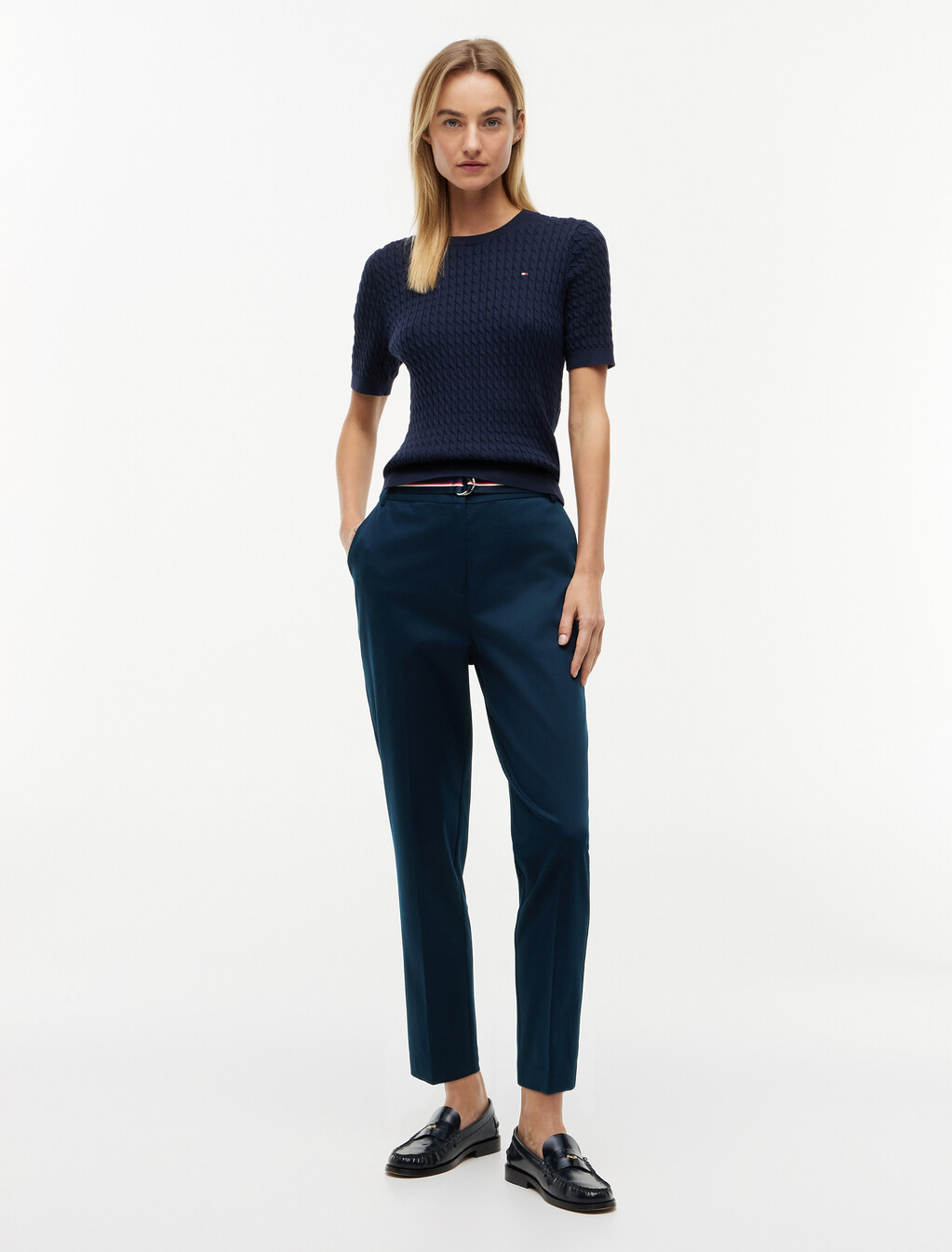 Asia Fit London Ankle Pant, Dark Night Navy, hi-res