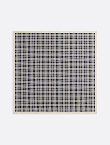 The Runway Collection Grid Check Bandana, Dark Night Navy, hi-res