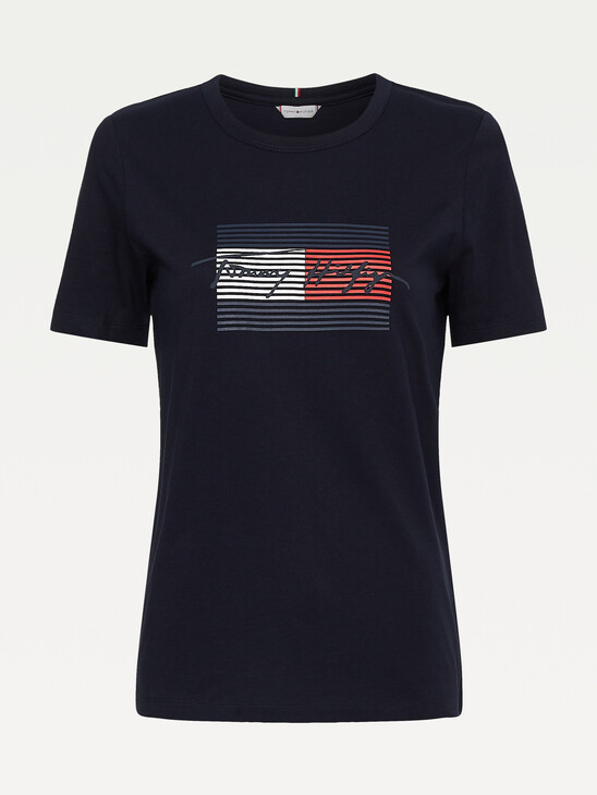 Pure Organic Cotton Signature Logo T-Shirt Pure Organic Cotton Signature Logo T-Shirt