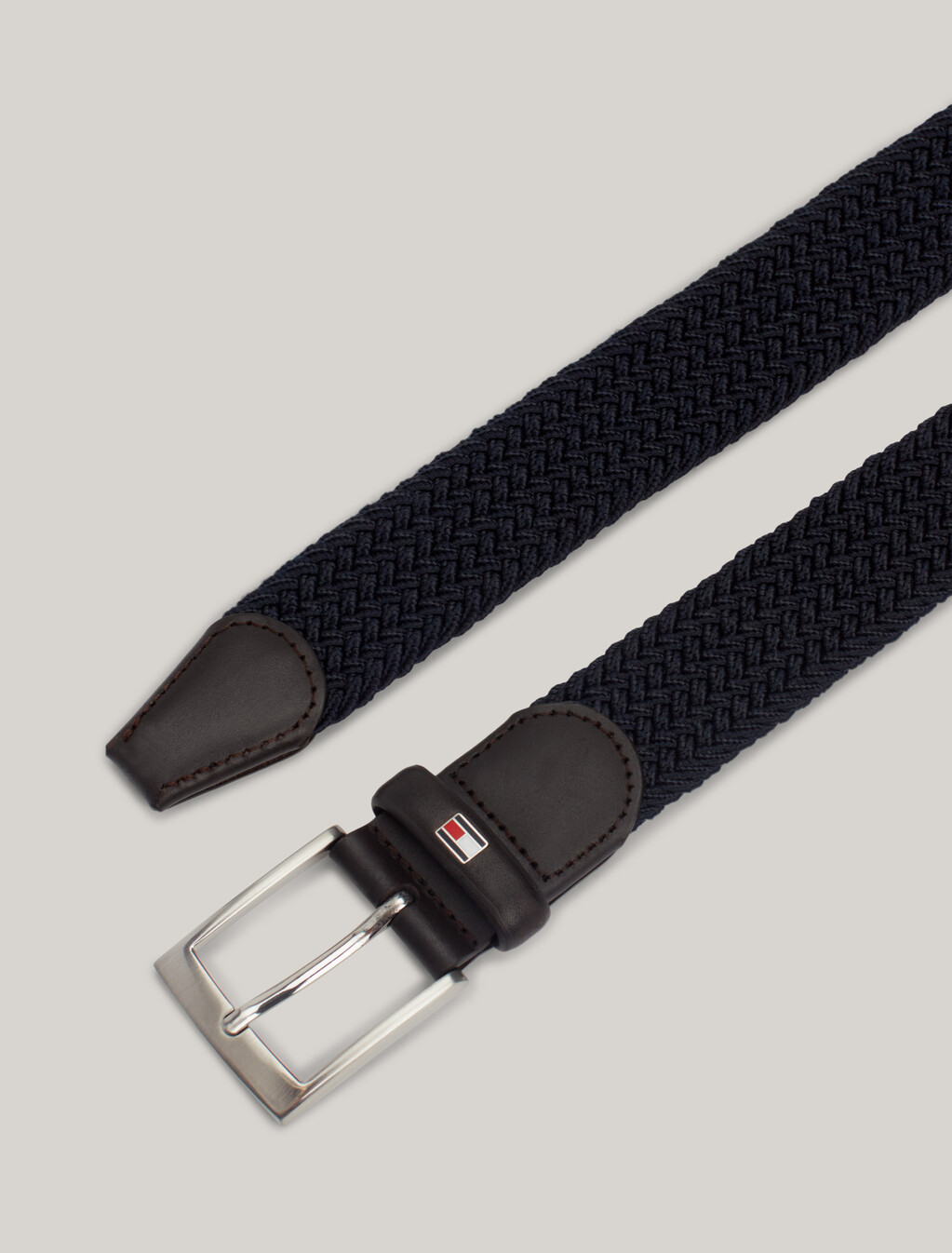 Fabric Braided Belt, Sky Captain, hi-res