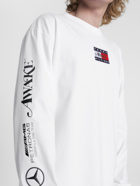TOMMY X MERCEDES-AMG F1 X AWAKE NY LONG SLEEVE T-SHIRT