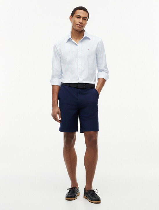Dover Flag Embroidery 8" Inseam Chino Shorts