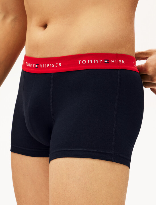 3-Pack Logo Waistband Trunks