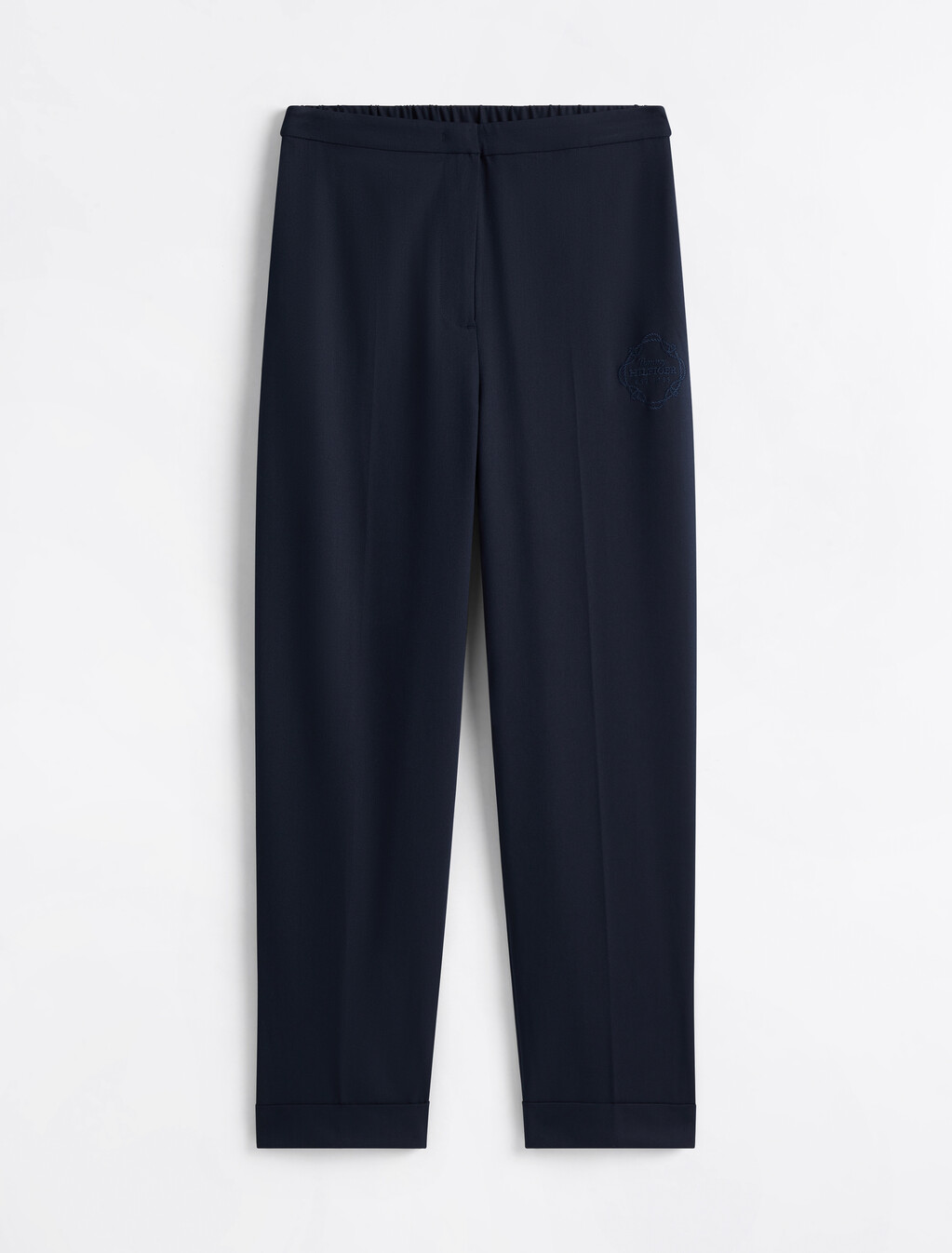 Pull On Tapered Pants, Dark Night Navy, hi-res