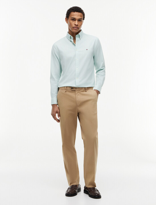 Asia Fit Lightweight Solid Oxford Shirt
