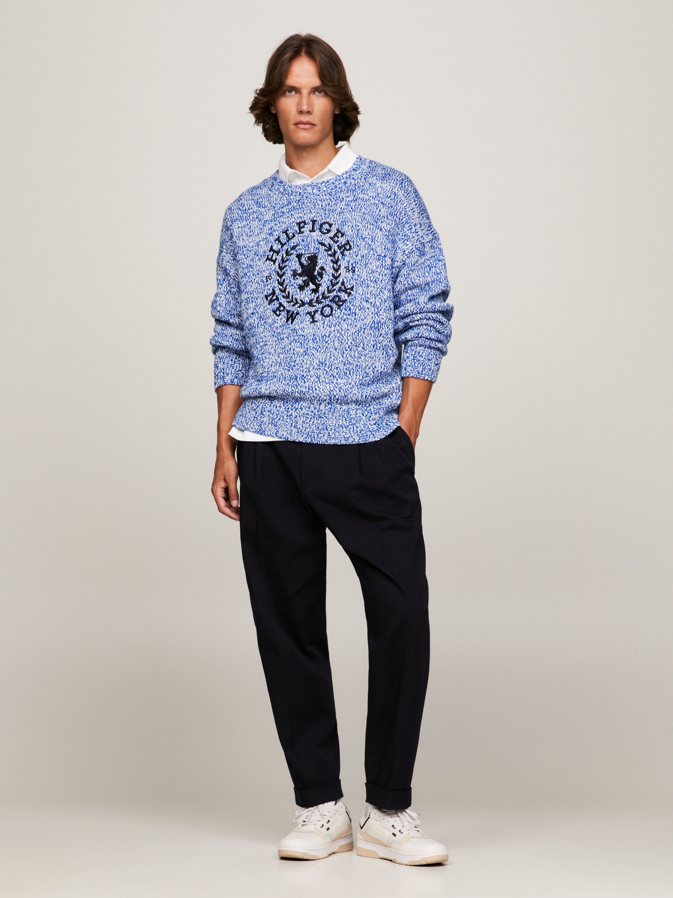 Navy blue new arrivals tommy hilfiger jumper
