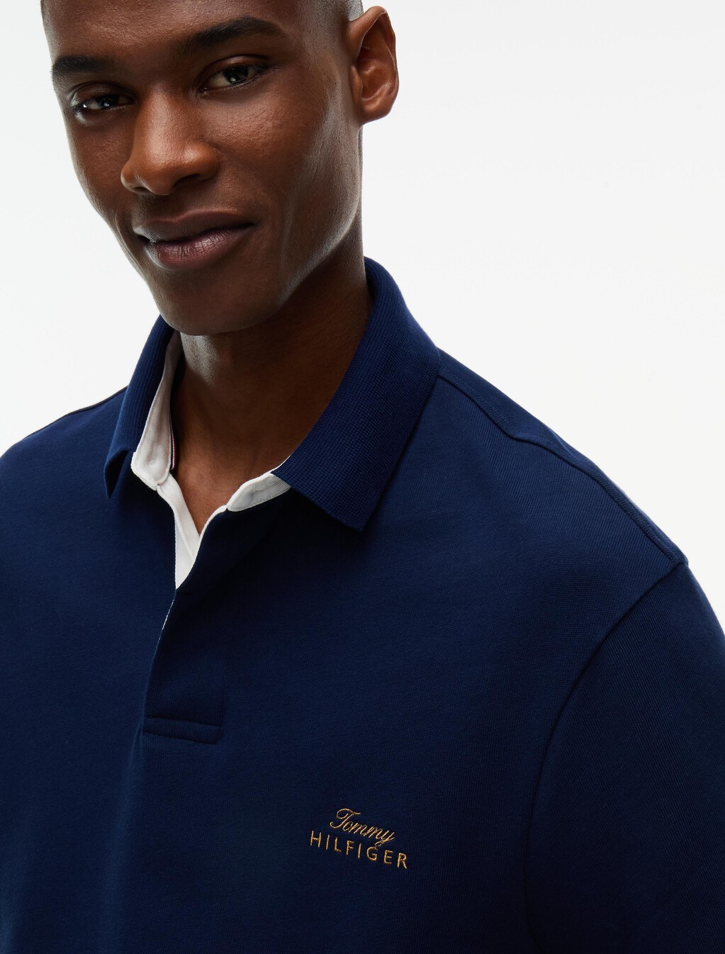 Relaxed Fit Logo Jersey Polo Shirt, Carbon Navy, hi-res