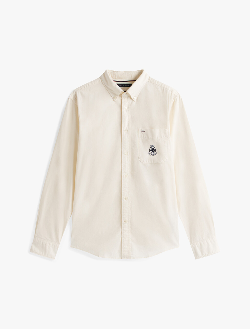 Regular Fit Brushed Oxford Shirt, Ivory Petal, hi-res