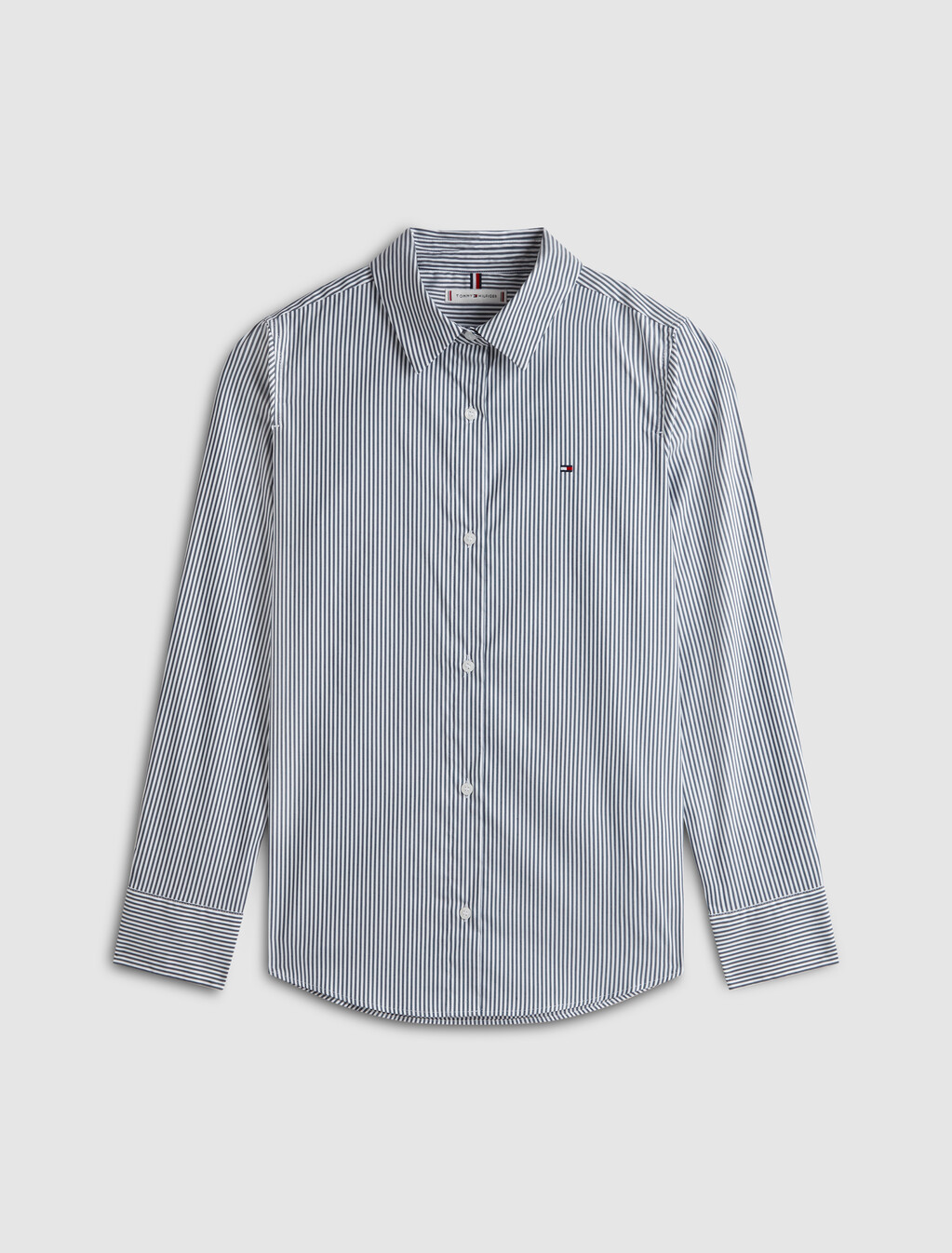Asia Fit Regular Poplin Shirt, Classic Ithaca/ Dark Night Navy, hi-res