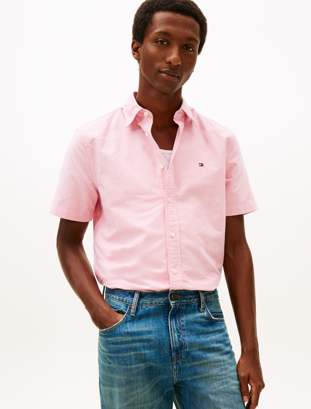 Heritage Oxford Regular Shirt, Vintage Red, hi-res