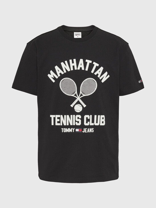 TENNIS-INSPIRED CLASSIC FIT T-SHIRT