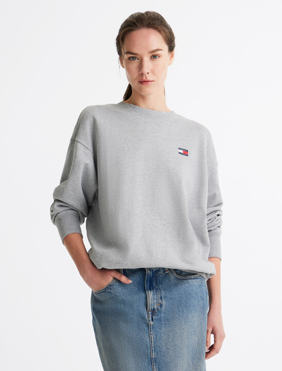 Relaxed Logo Badge Sweatshirt