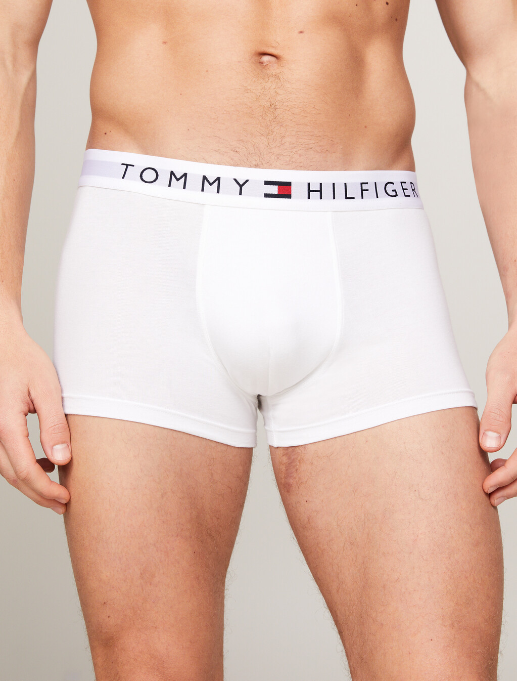 3-Pack TH Original Logo Trunks, Grey Htr/White/Desert Sky, hi-res