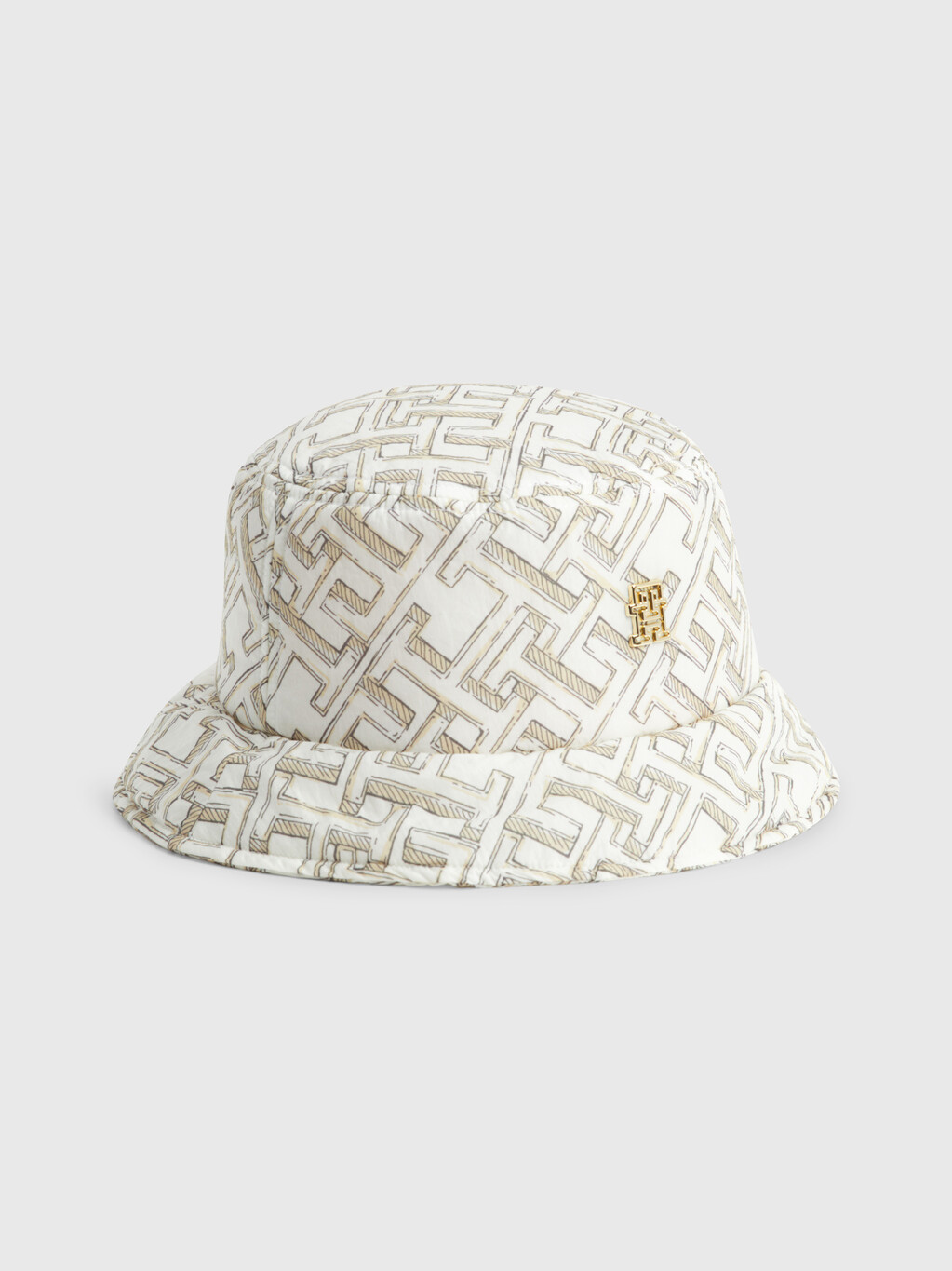 TH Monogram Recycled Bucket Hat, Cashmere Creme, hi-res