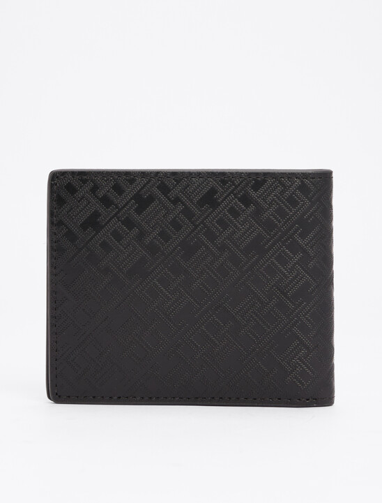 TH Monogram Bifold Leather Wallet