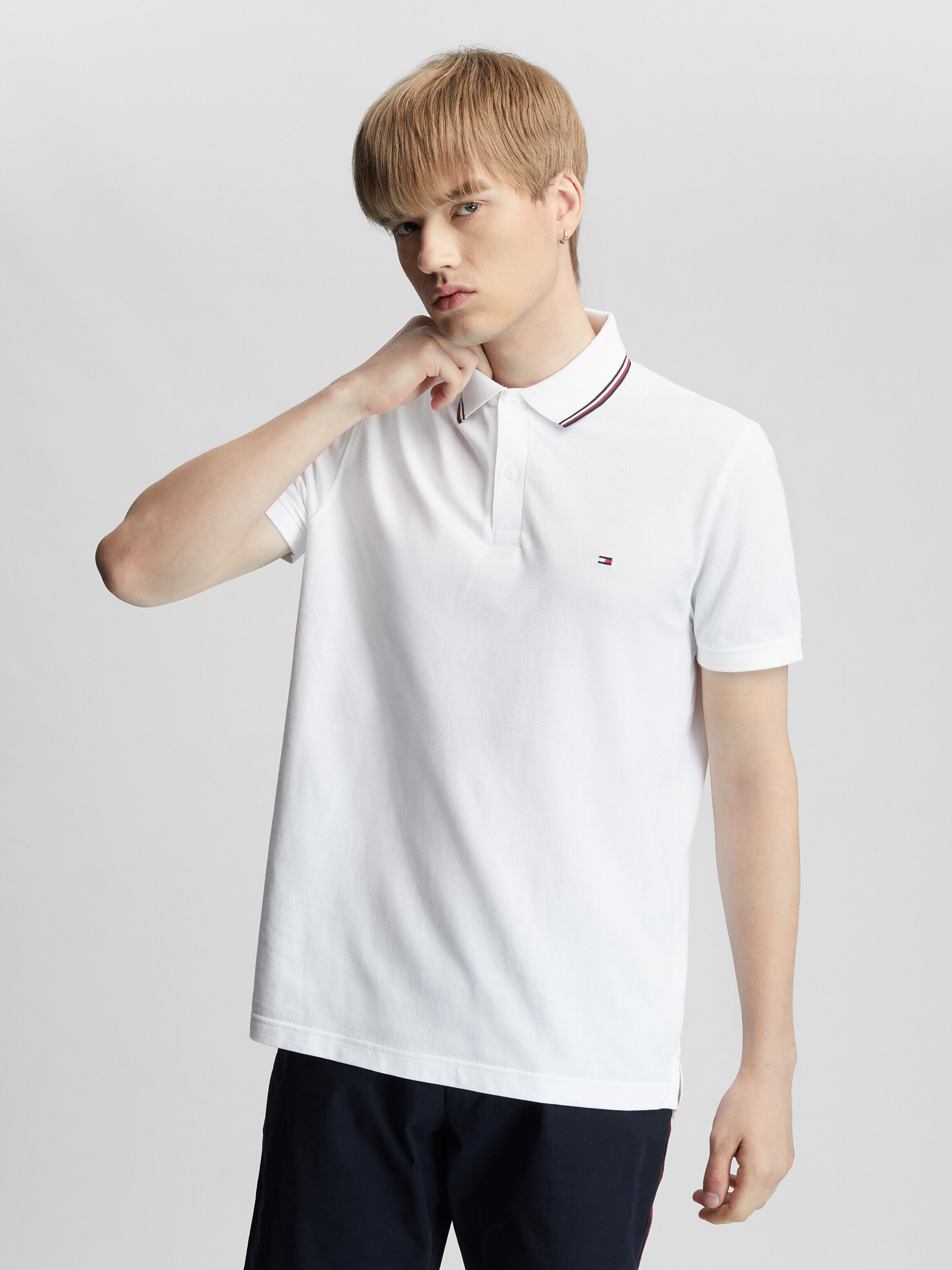 Tipped Collar Regular Polo