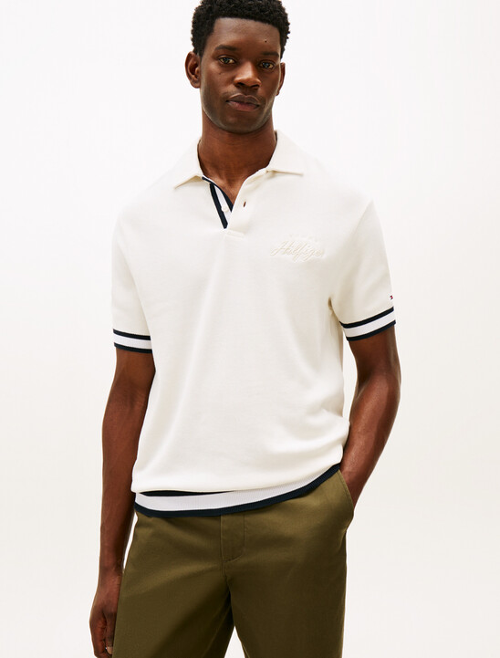 Flat Knit Classic Fit Polo