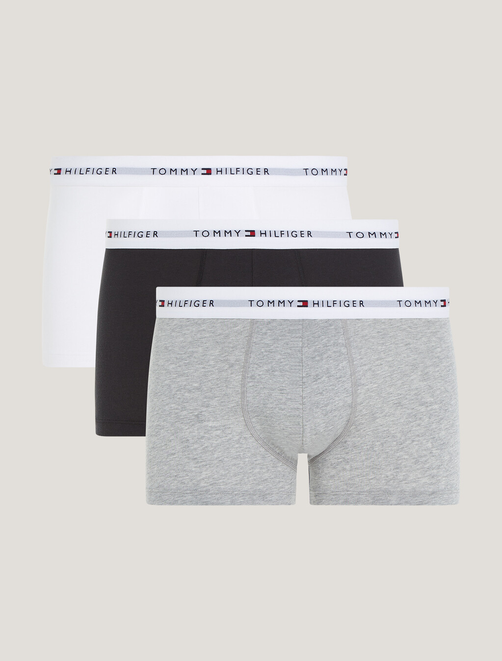 3 Pack Trunks, Grey Heather/Black/White, hi-res
