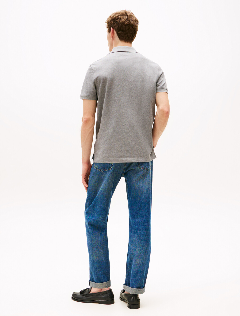 Asia Fit 1985 Regular Polo, Medium Grey Heather, hi-res