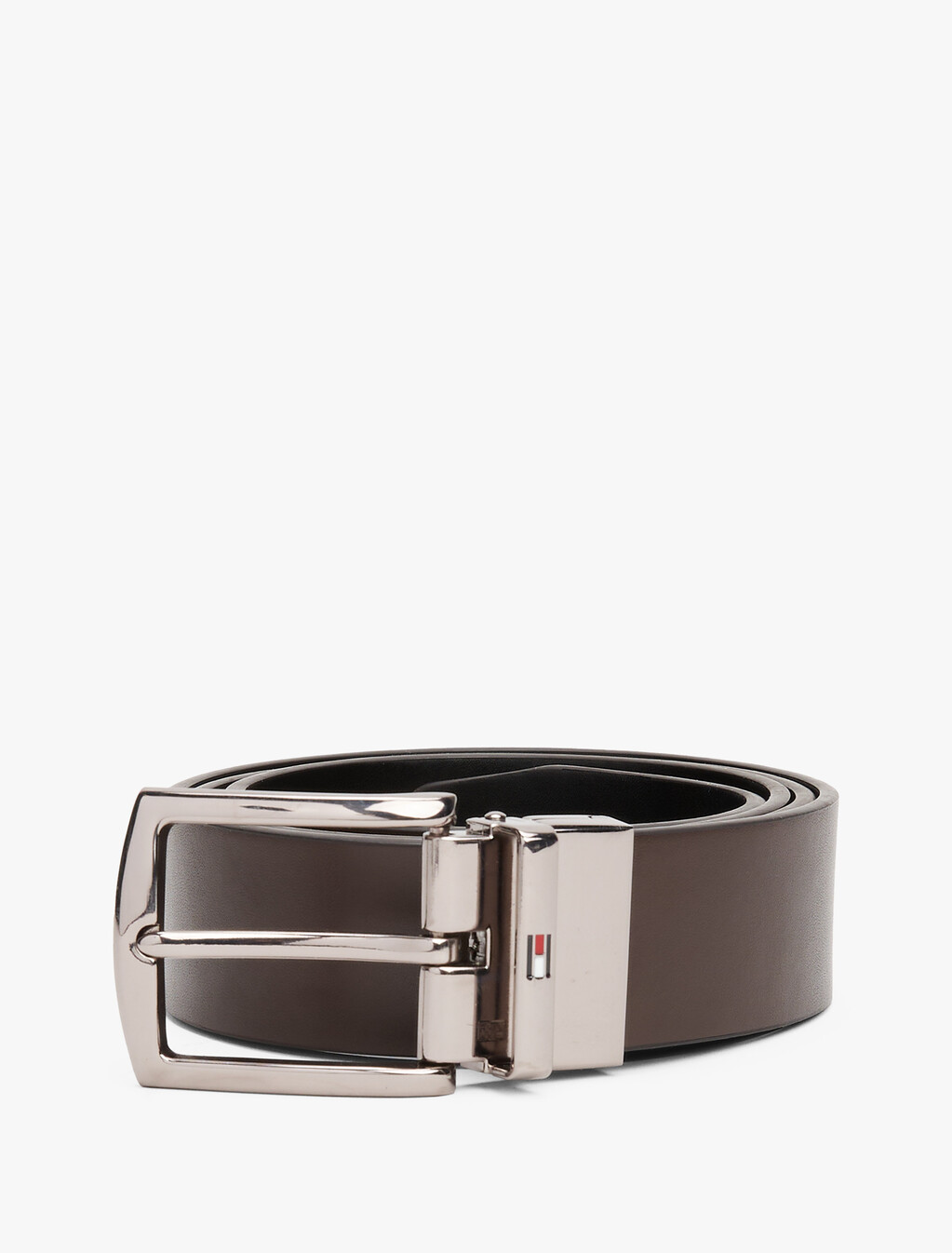 Reversible Leather Belt, Testa Di Moro / Black, hi-res