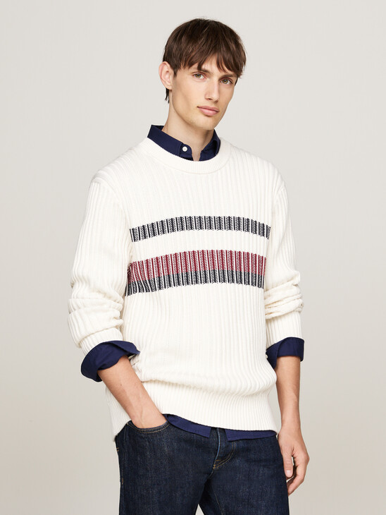 Chunky Rib-Knit Relaxed Jumper