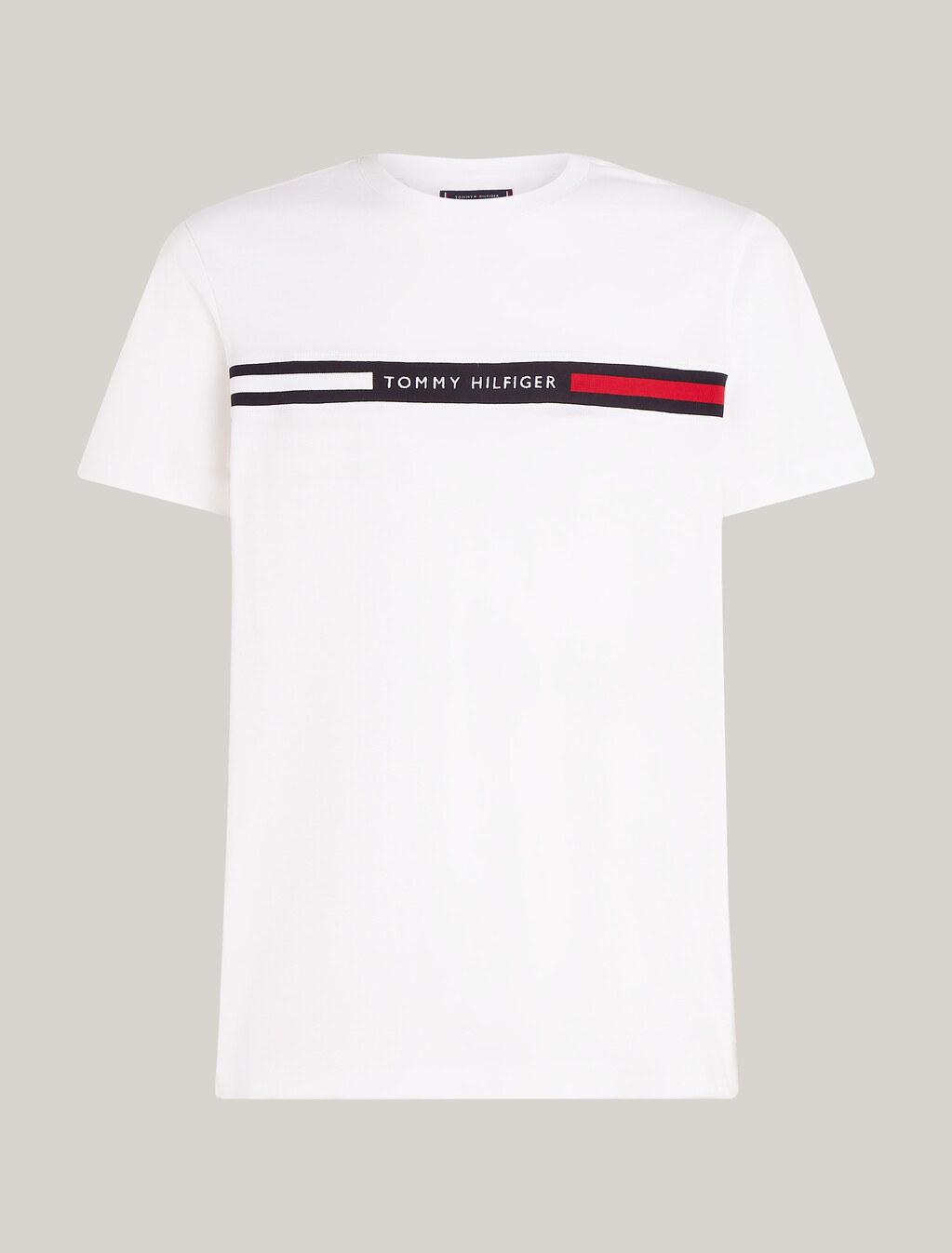 Chest Logo Insert T-Shirt, White, hi-res