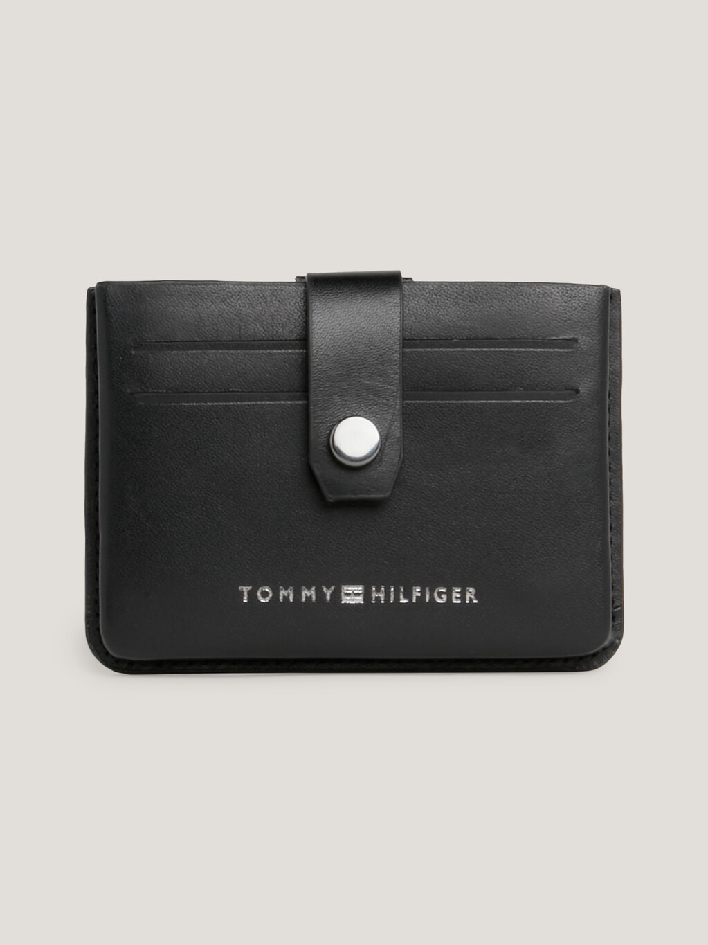 Prep Moulded Leather Credit Card Holder, Black, hi-res