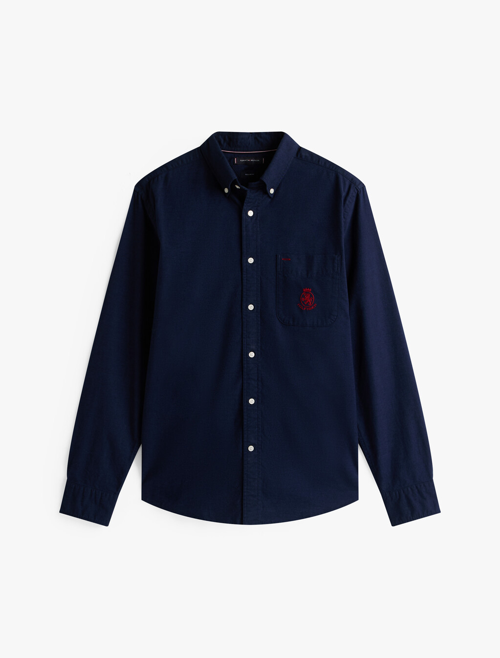 Regular Fit Brushed Oxford Shirt, Preppy Navy, hi-res