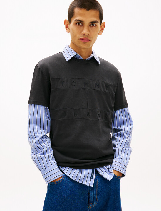 Tonal Logo Insert Regular T-Shirt