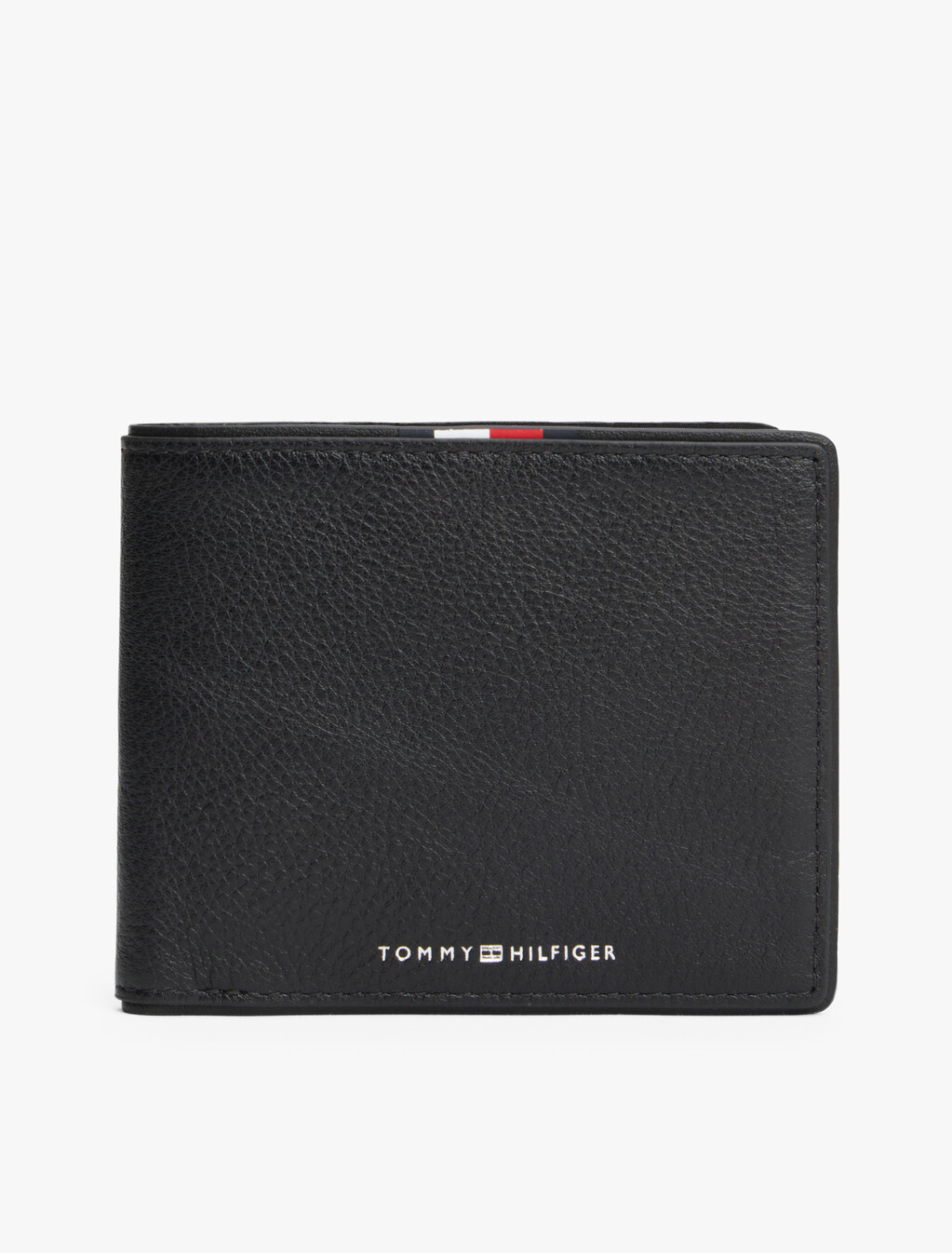 Corporate Leather Card And Coin Wallet, Black, hi-res