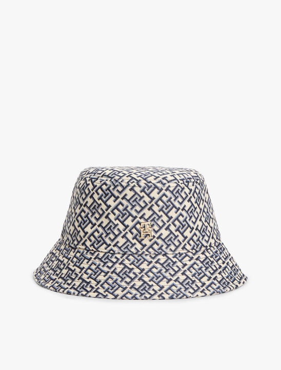 TH Monogram Jacquard Bucket Hat