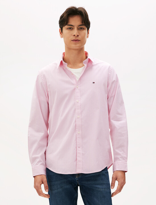 Oxford Stripe Long Sleeve Shirt