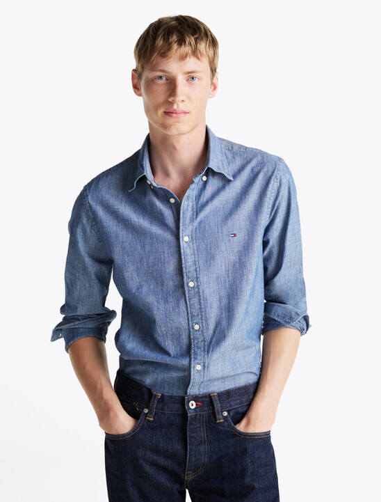 Regular Fit Chambray Shirt