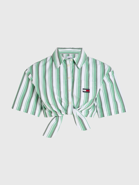 Stripe Ultra Cropped Fit Shirt
